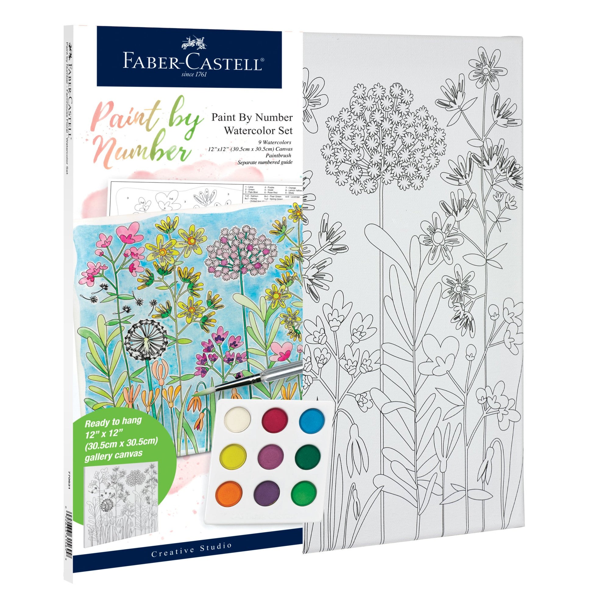 Watercolor Pbn Farm House