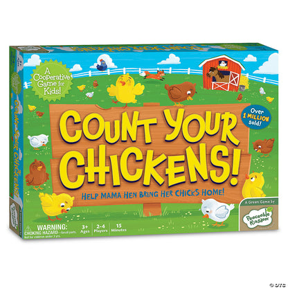 Count Your Chickens! Peaceable Kingdom Cooperative Board Game