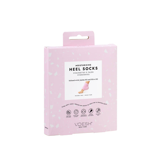 Moisturizing Heel Socks Retail - Pink