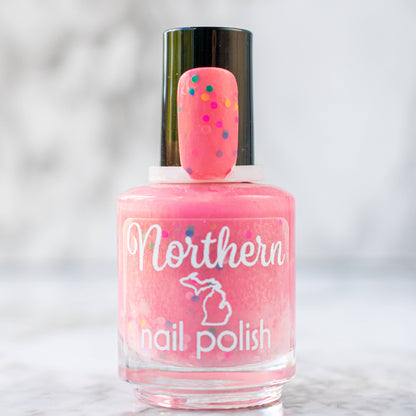 Cupcake Frosting ~ Mood Color Change Birthday Nail Polish