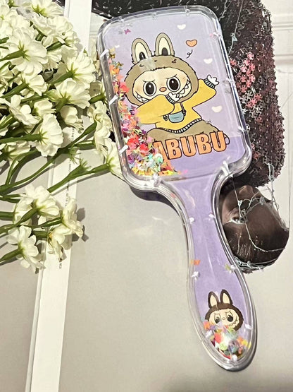 Labubu Liquid Sequins Hair Brush