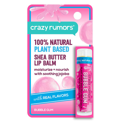 All Natural, Vegan Bubble Gum Lip Balm Hangcard