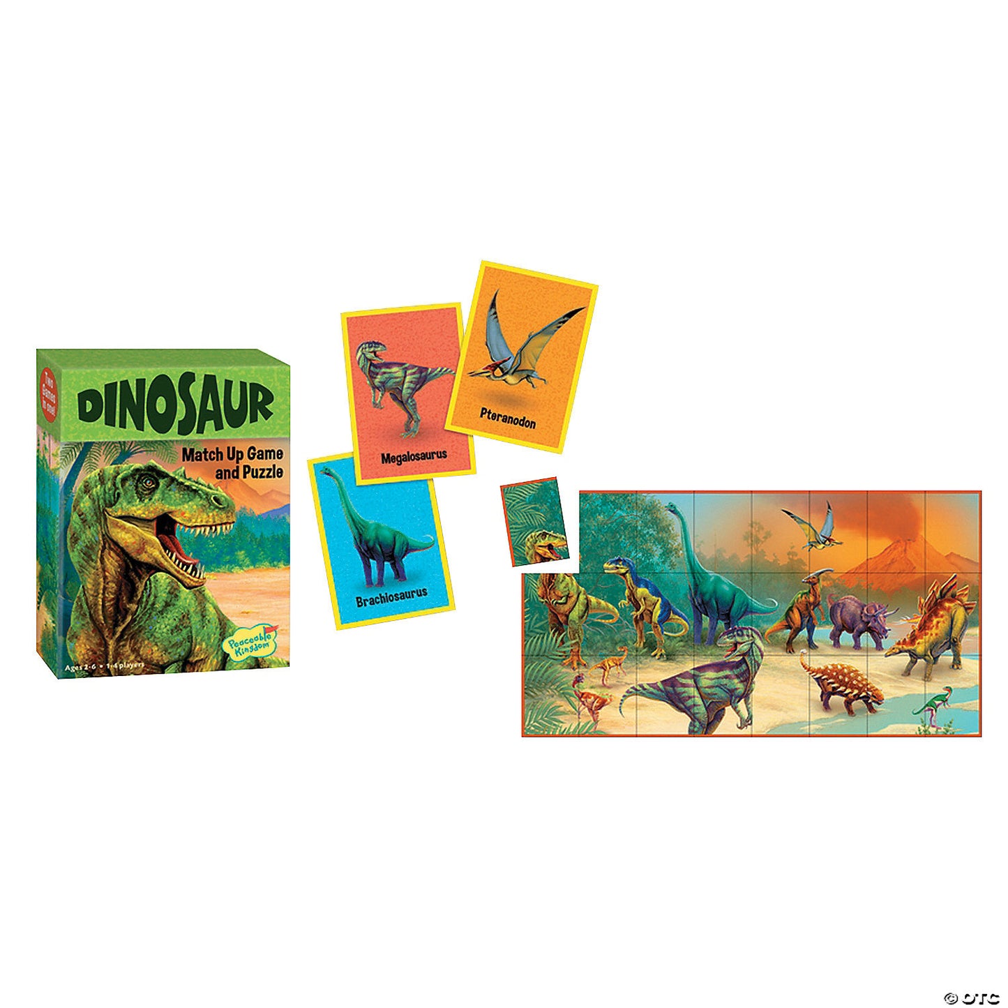 Dinosaurs Peaceable Kingdom Match Up Game