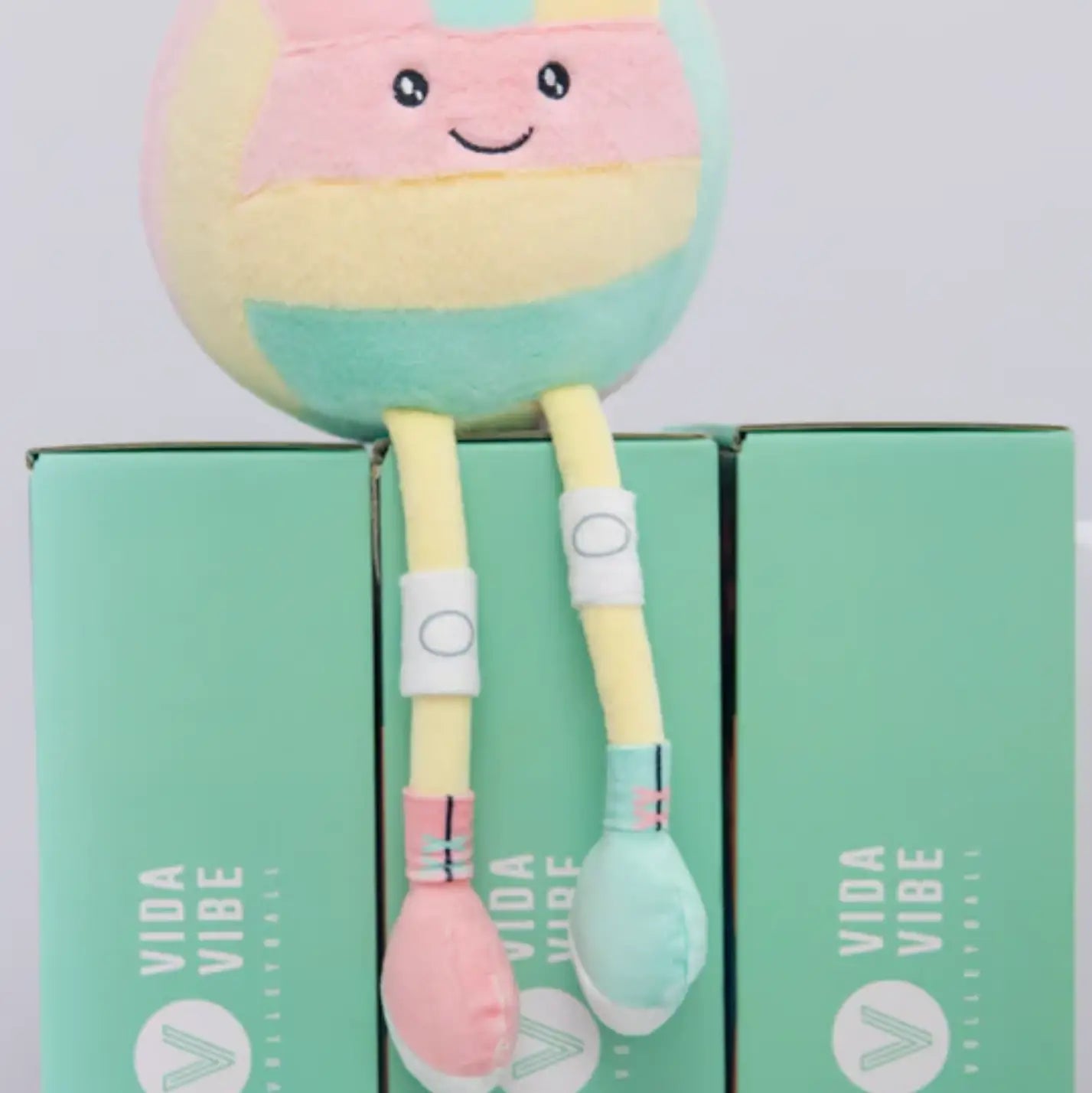 Colorful Volleyball Plushie "Jumpi"