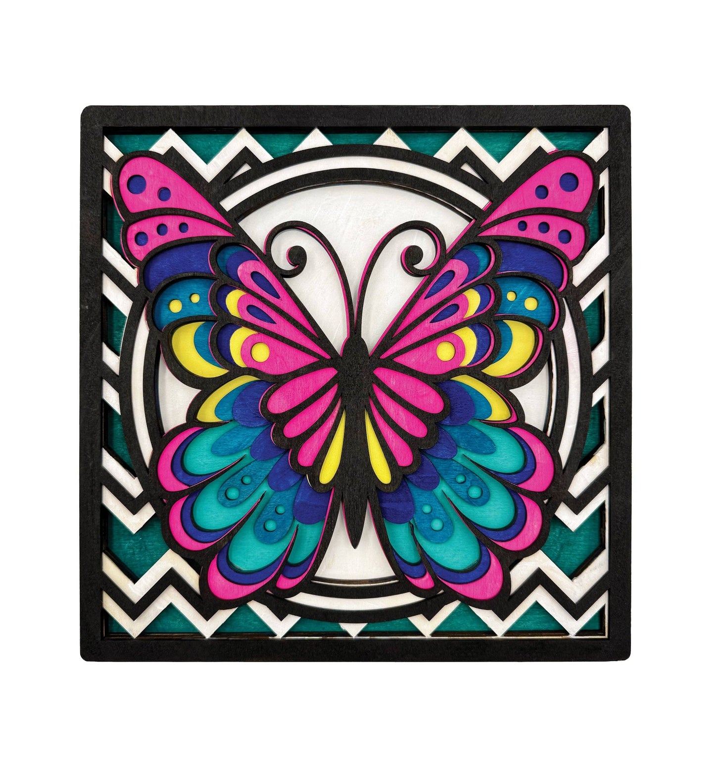 Wooden Butterfly Art Craft Kit