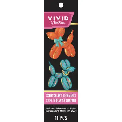 BRVV Scratch Bookmark - Balloon Dog