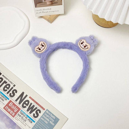 Labubu Furry Spa Headband SPA