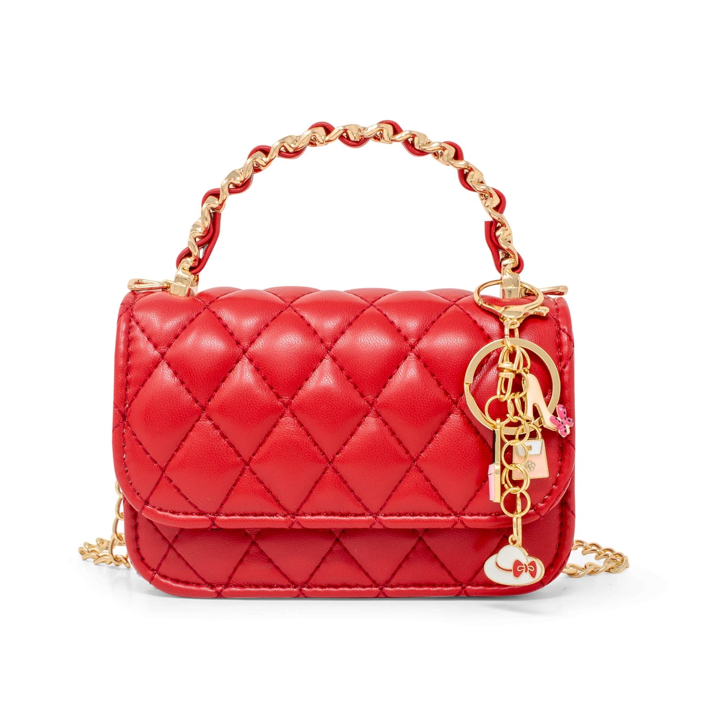 Girl's Classic Link Chain Top Handle Handbag