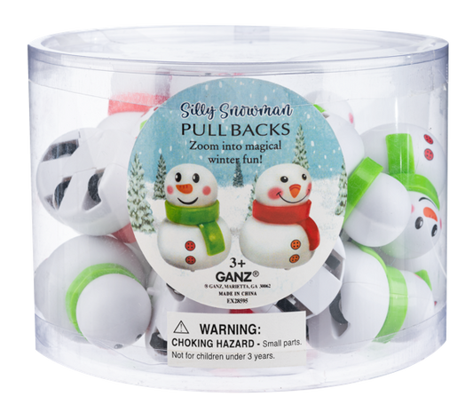 Silly Snowman Pull Back