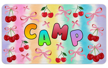 GILBIN'S Super Soft and Comfy Floor Mat Bunk Camp Floor Mats (Cherry & Bows)