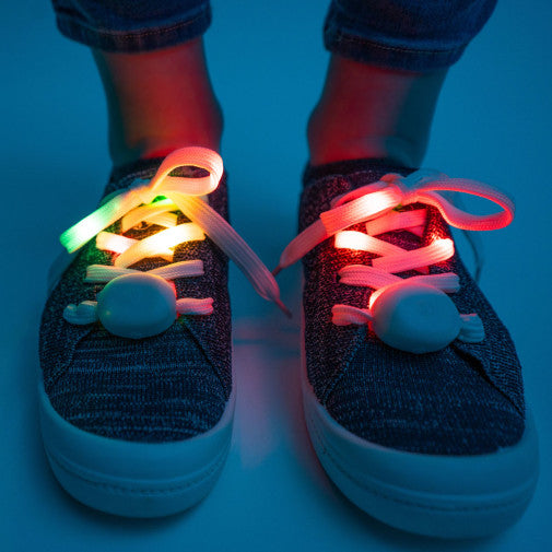 Lighted Shoelaces 1 Pair Red/Green/Blue