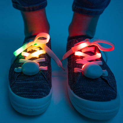 Lighted Shoelaces 1 Pair Red/Green/Blue