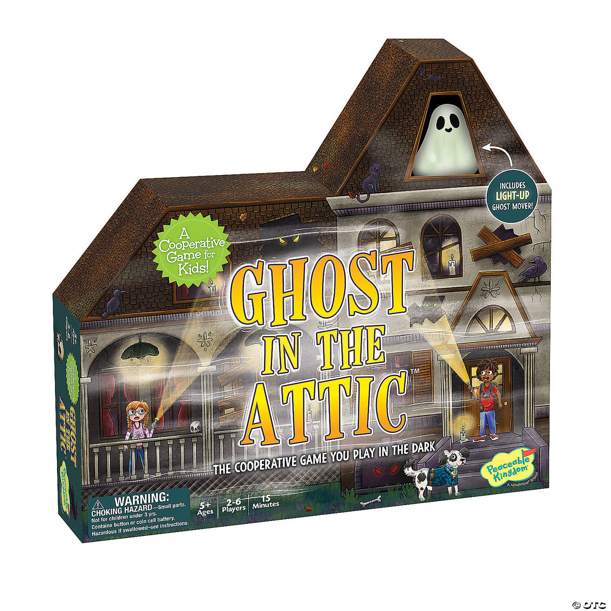 Ghost in the Attic Peaceable Kingdom Cooperative Board Game
