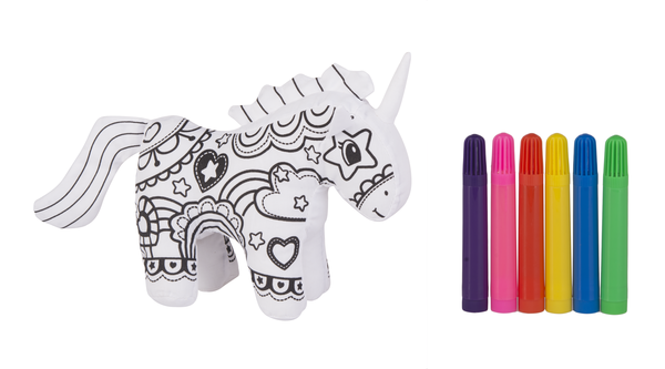 Unicorn Mini Coloring Kit with Markers