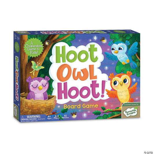 Hoot Owl Hoot Peaceable Kingdom Cooperative Board Game