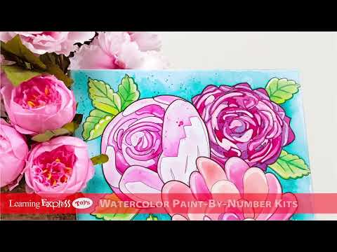 Watercolor Pbn Bold Flora