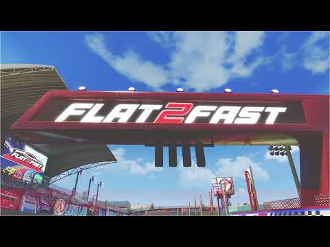 Flat 2 Fast Blue Car