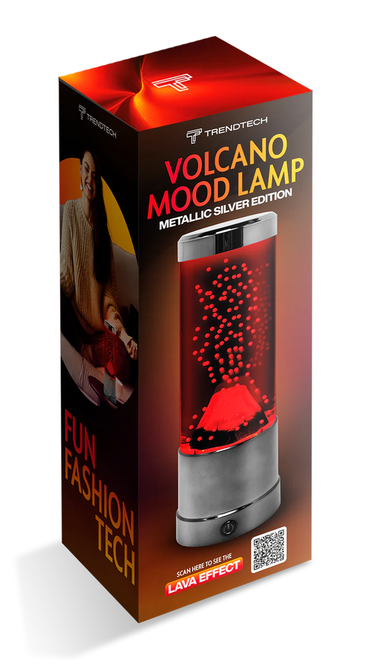 Volcano Mood Lamp With Metallic Base