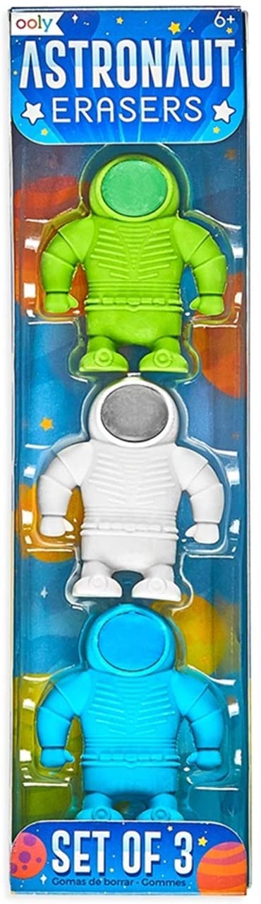 Astronaut Erasers Set 3