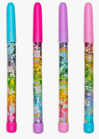 Rainbw Glitter Wand Pen