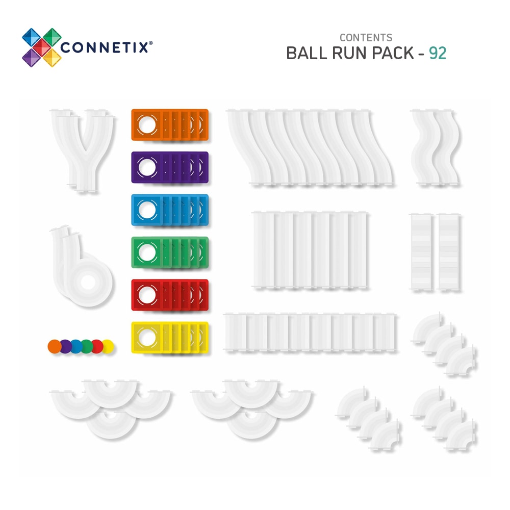 CONNETIX 92 Pc Rainbow Ball