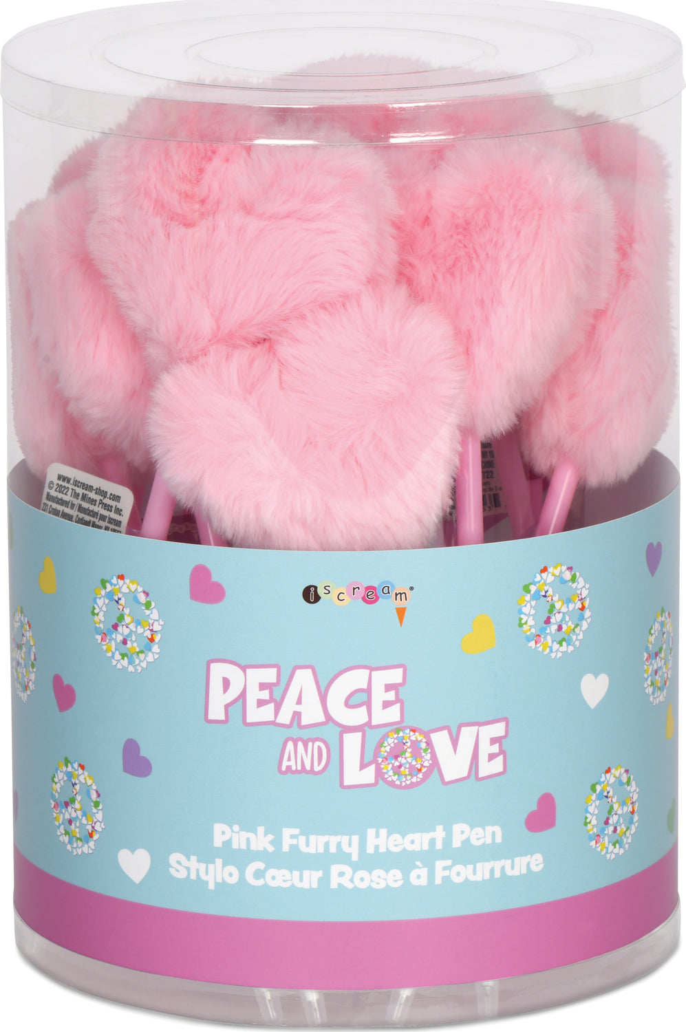 Pen Pink Furry Heart