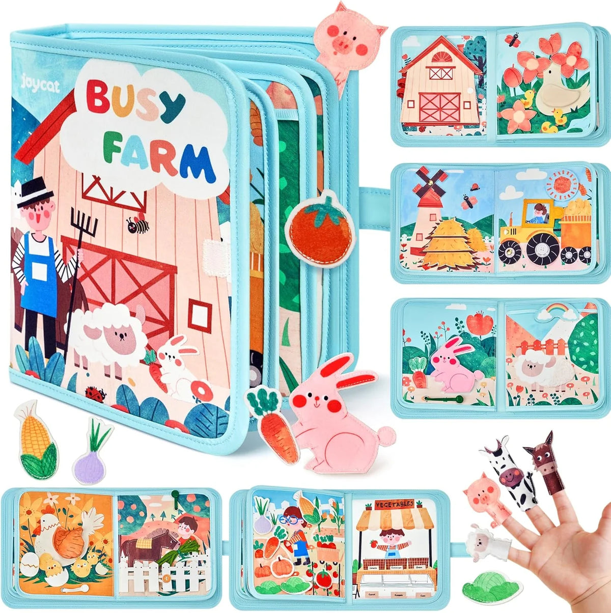 JoyCat Farm Busy Book
