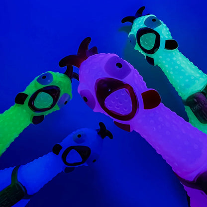 12in Squeeze Me Chicken - Glow in the Dark
