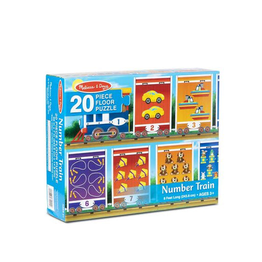 Number Train 20p Flr Puzz