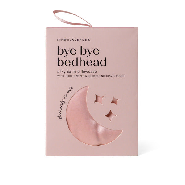 Bye Bye Bedhead Silky Satin Pillowcase - Pink