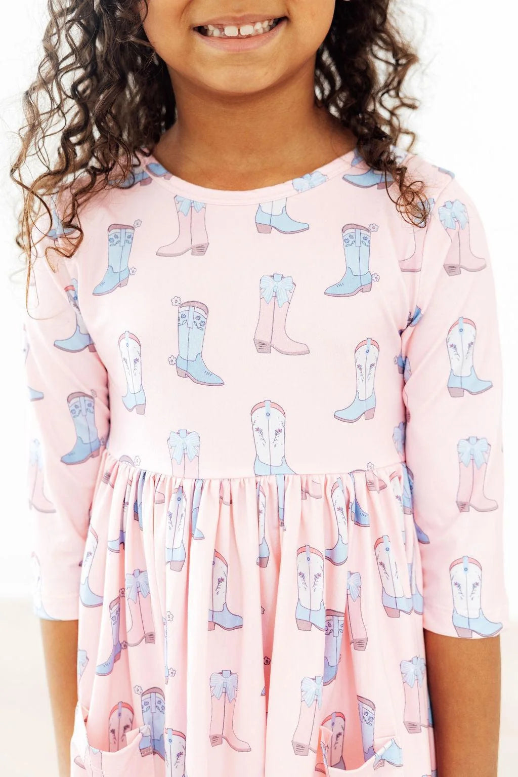 Peanut Butter Jelly Time S/S Pocket Twirl Dress