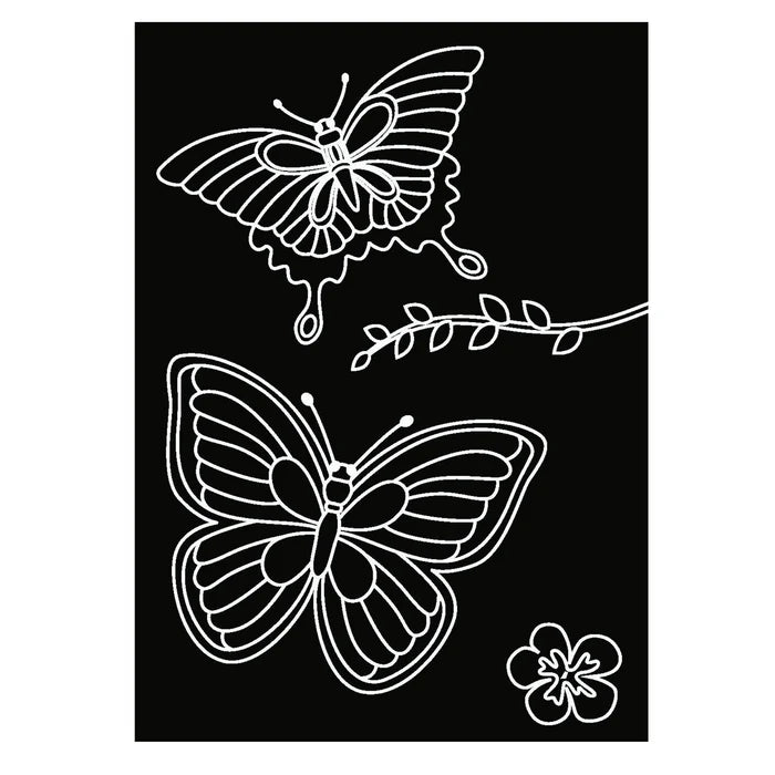 Reusable Coloring MiniMats Princess & Butterfly