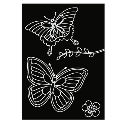 Reusable Coloring MiniMats Princess & Butterfly