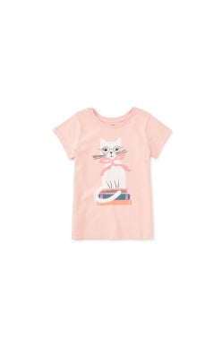 Book Cat Graphic Tee