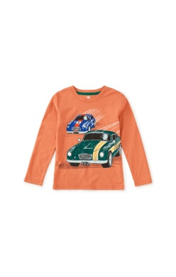 Racer Graphic in Orange