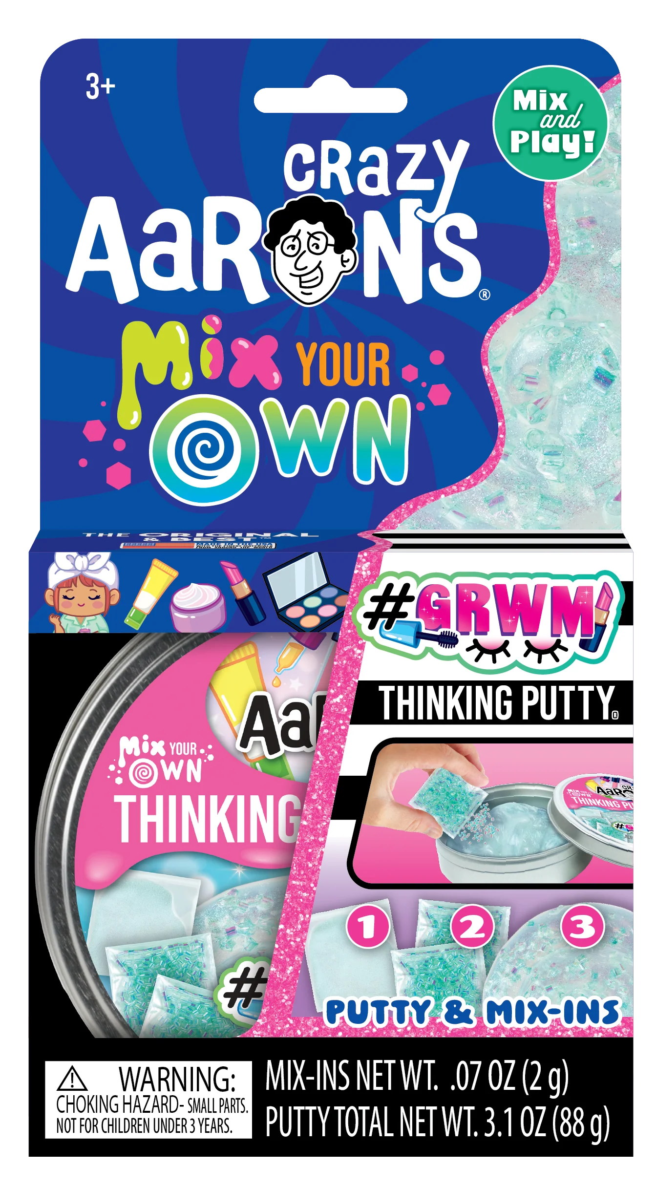 #GRWM Mix It - 4" Thinking Putty Tin