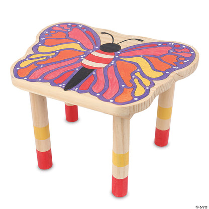 Paint Your Own Stool: Butterfly