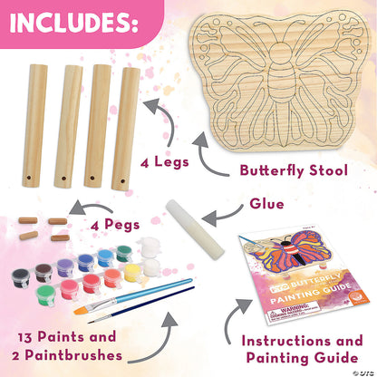 Paint Your Own Stool: Butterfly