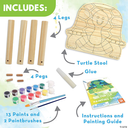 Paint Your Own Stool: Turtle