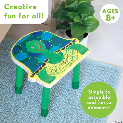 Paint Your Own Stool: Turtle