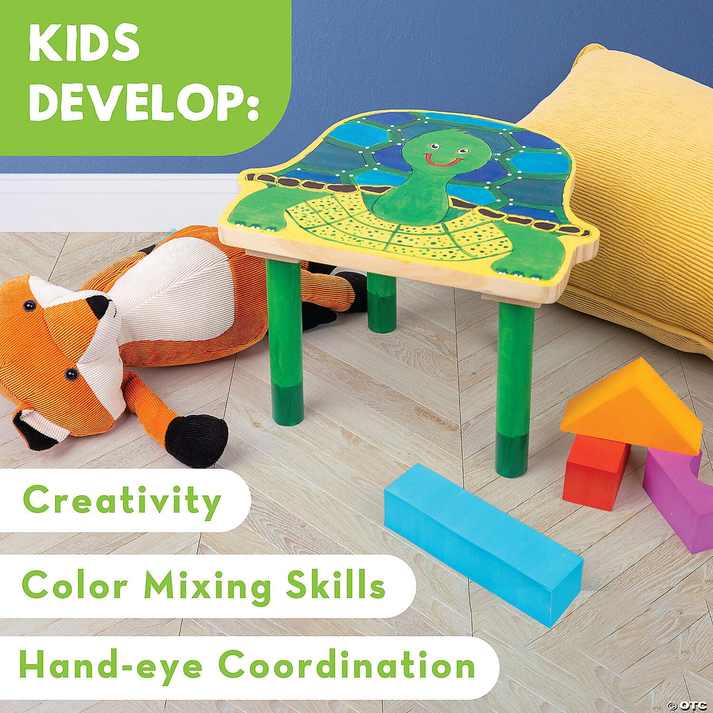 Paint Your Own Stool: Turtle
