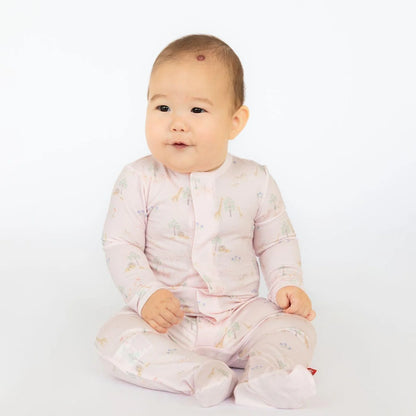 Pink Serene Safari Footie
