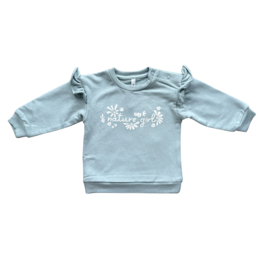 Ruffle Sweatshirt - Nature Girl