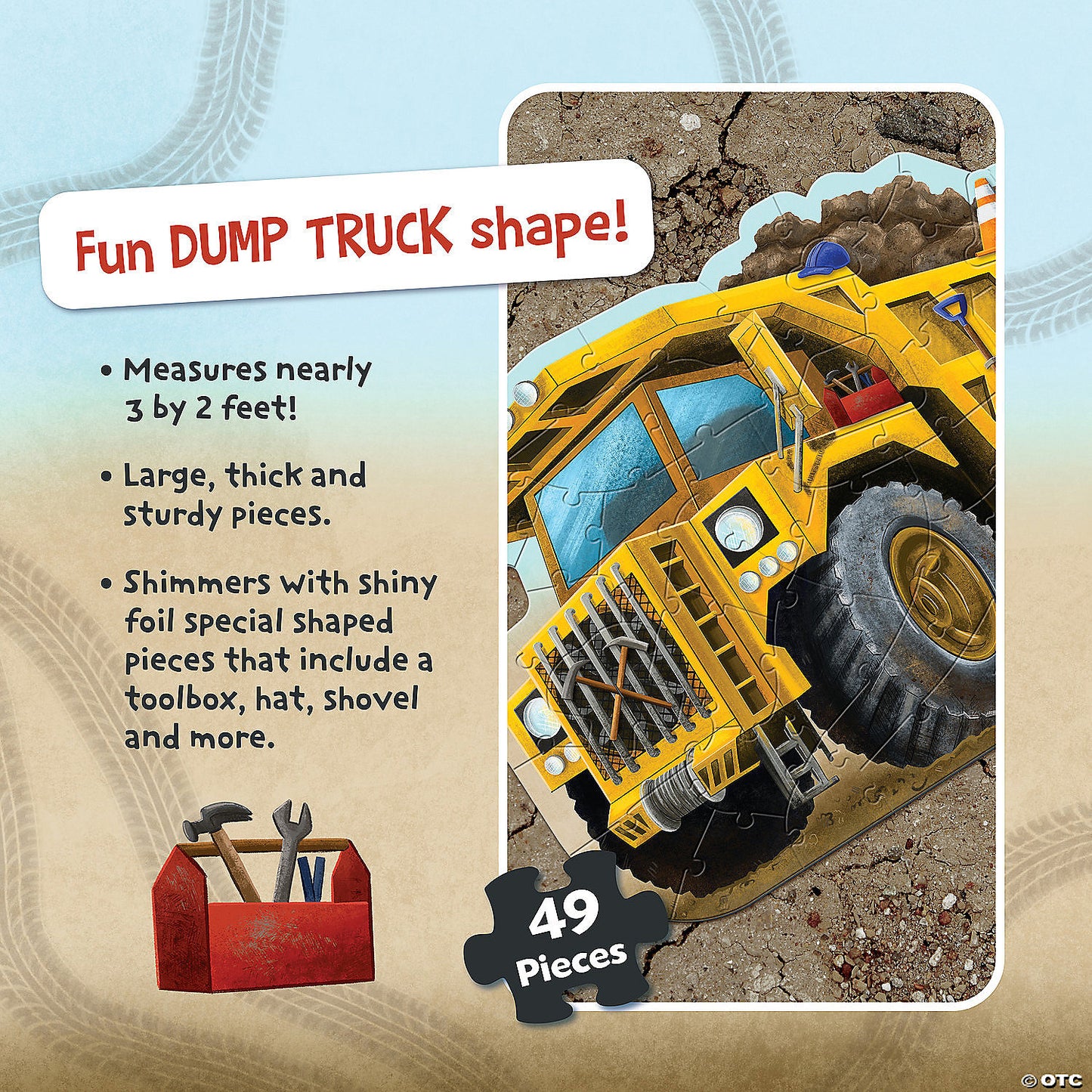 Floor Puzzle Dump Truck