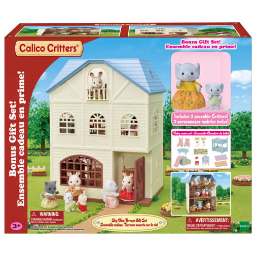 Calico Critters Sky Blue Terrace Gift Set