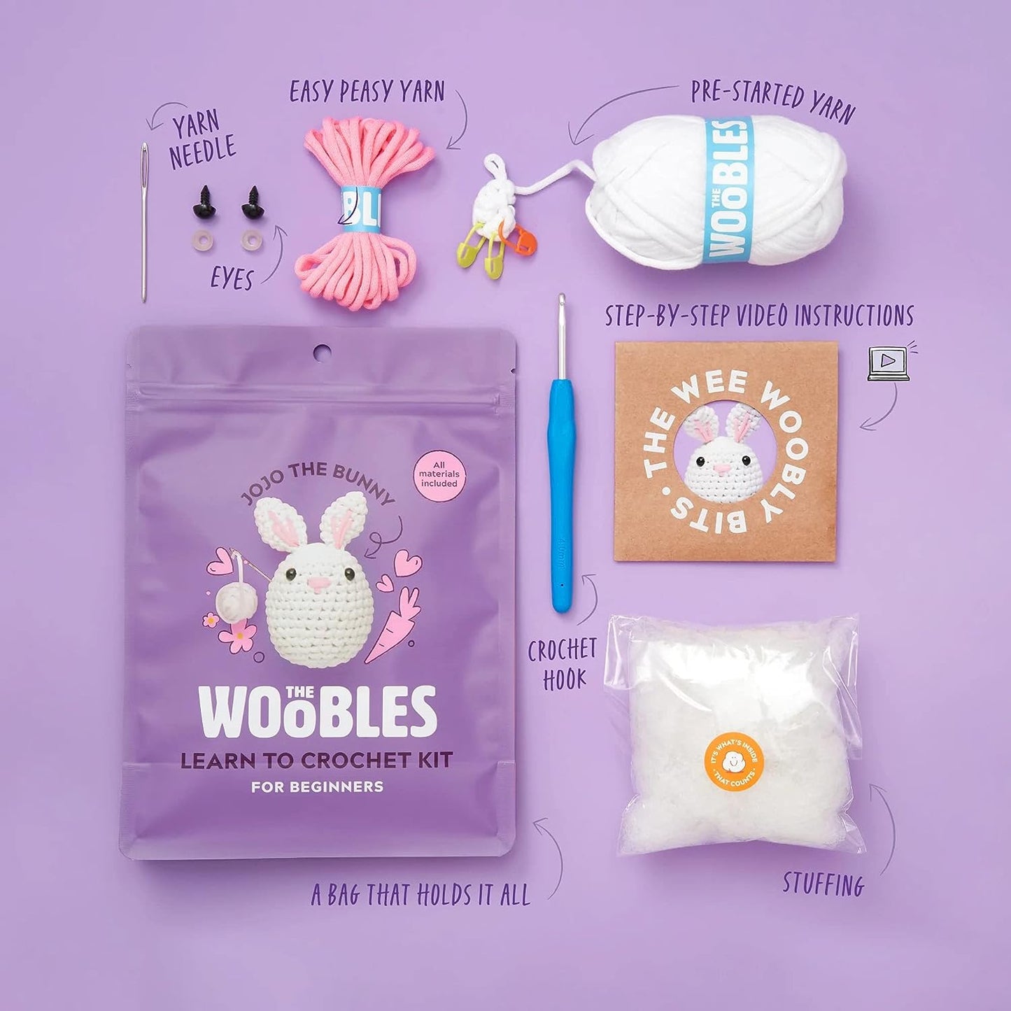 Jojo Bunny Crochet Kit