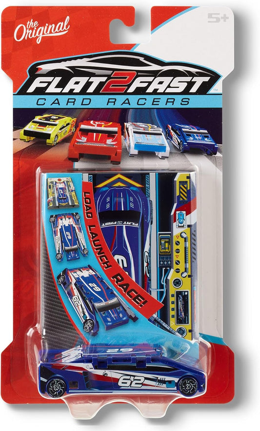 Flat 2 Fast Blue Car