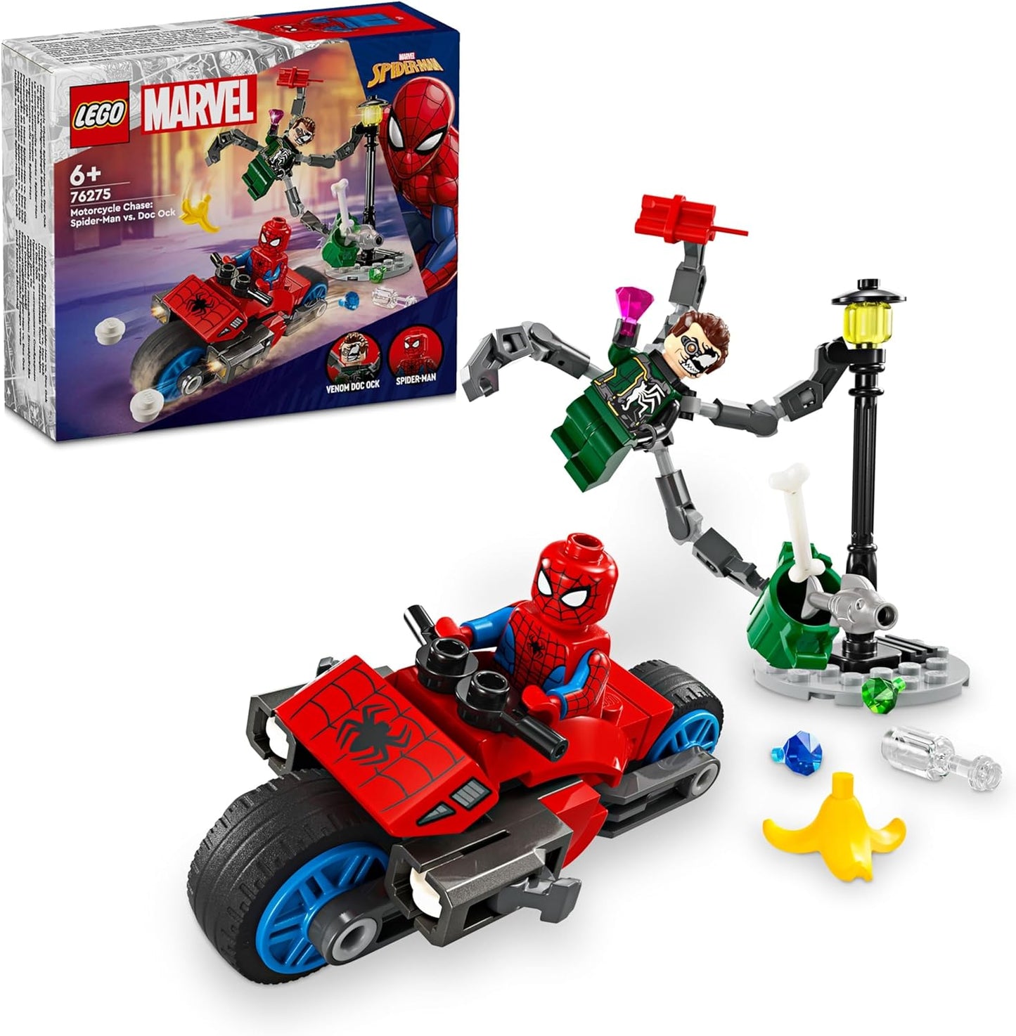 Motorcycle Chase Spider