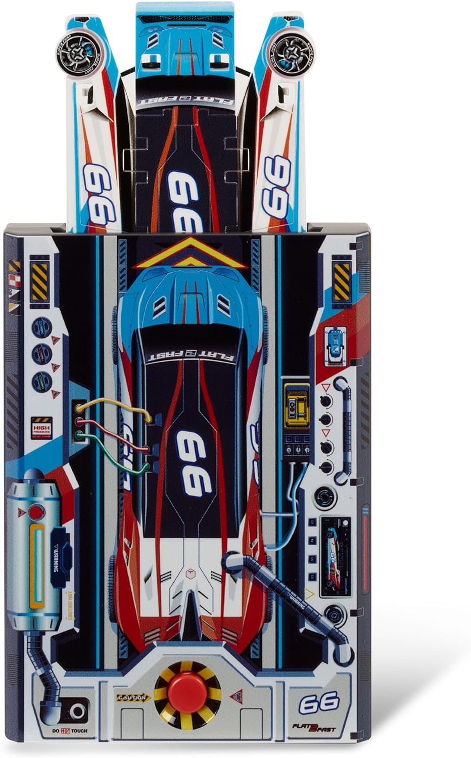Flat 2 Fast Lt Blue Car