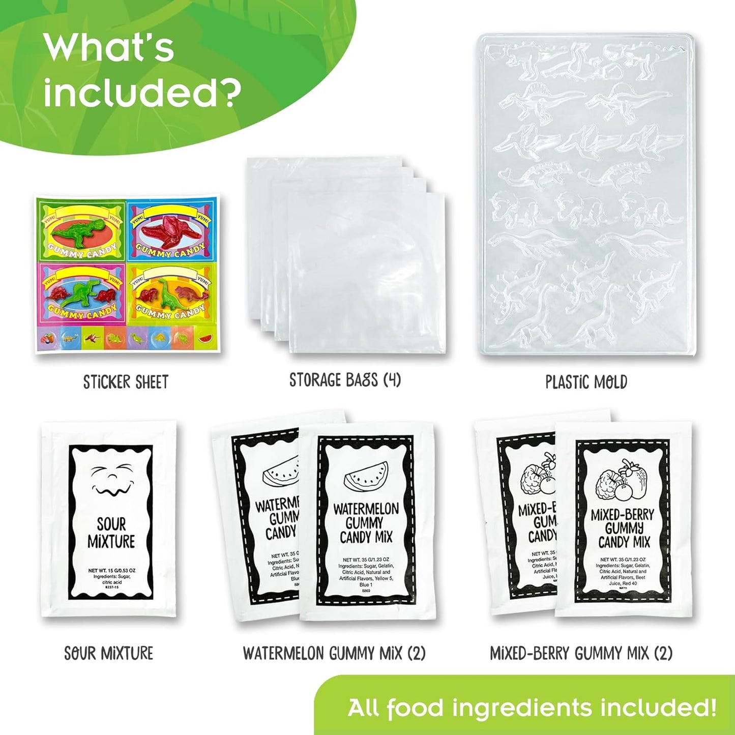 Dino Gummy Candy Lab